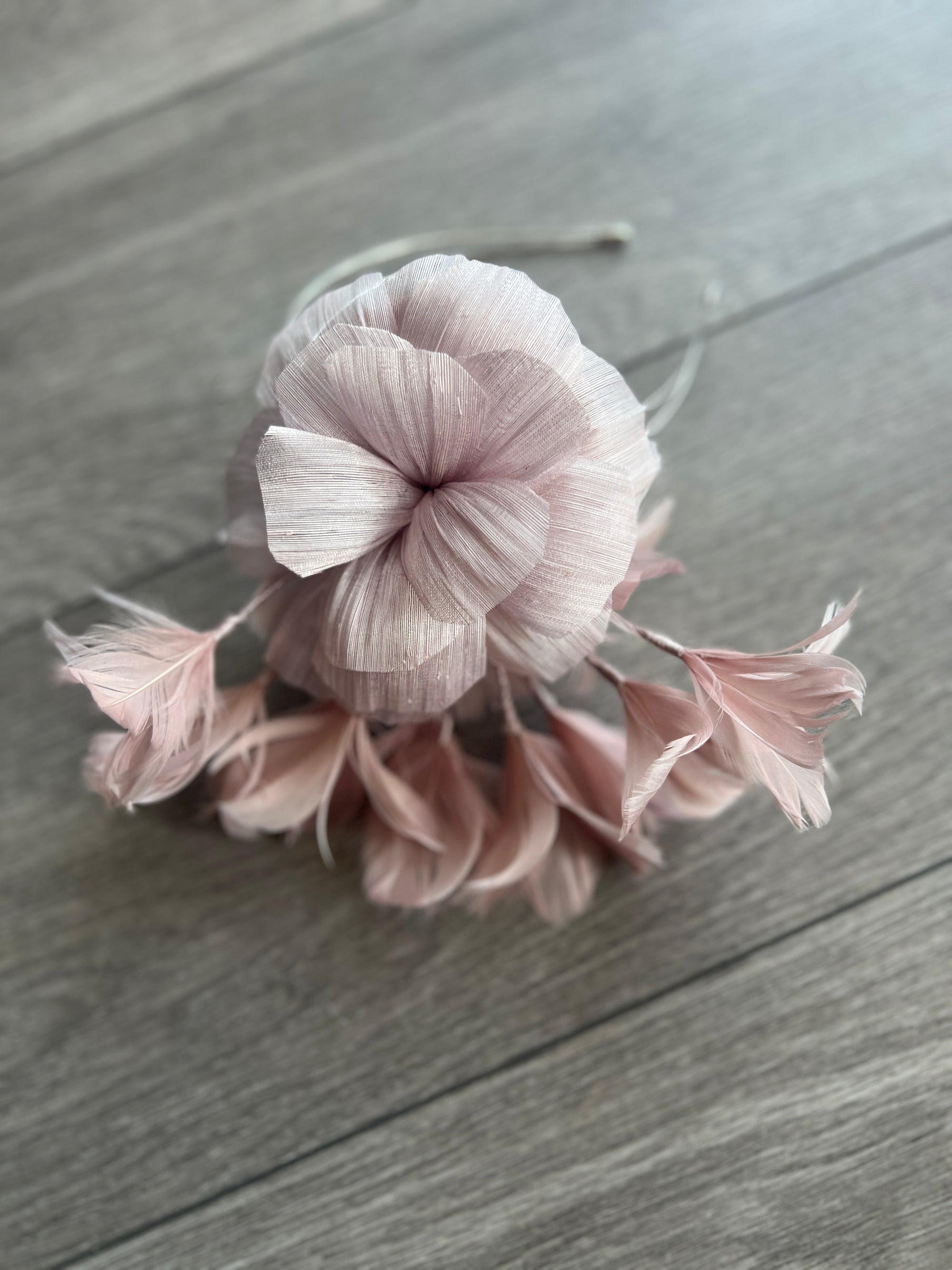 Floral Fantasy Cameo Headband Fascinator-Fascinators Direct
