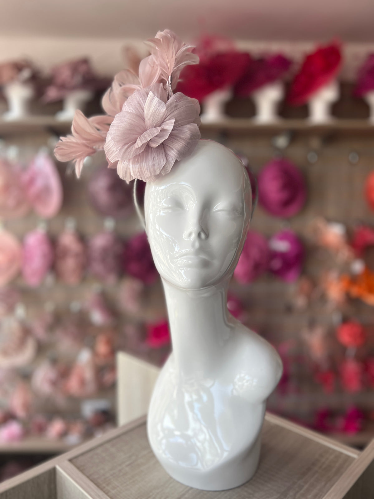 Floral Fantasy Cameo Headband Fascinator-Fascinators Direct