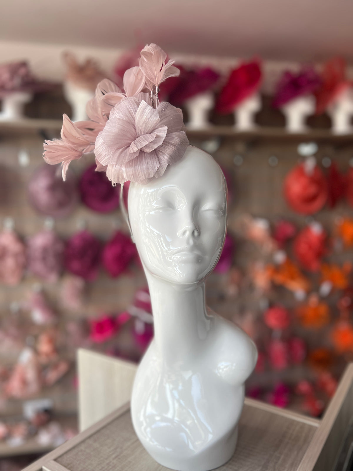Floral Fantasy Cameo Headband Fascinator-Fascinators Direct