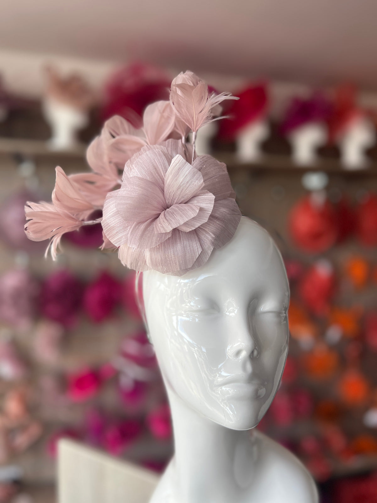 Floral Fantasy Cameo Headband Fascinator-Fascinators Direct