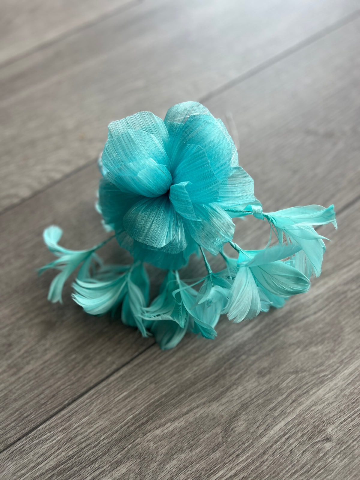 Floral Fantasy Peacock Headband Fascinator-Fascinators Direct