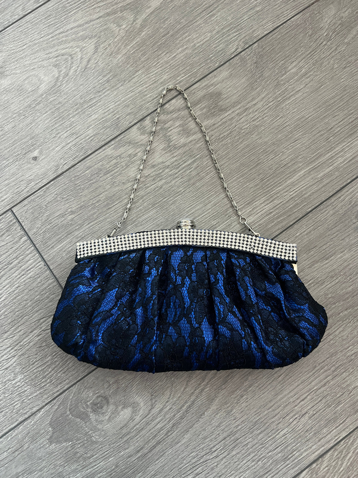 Navy blue clutch bag uk best sale