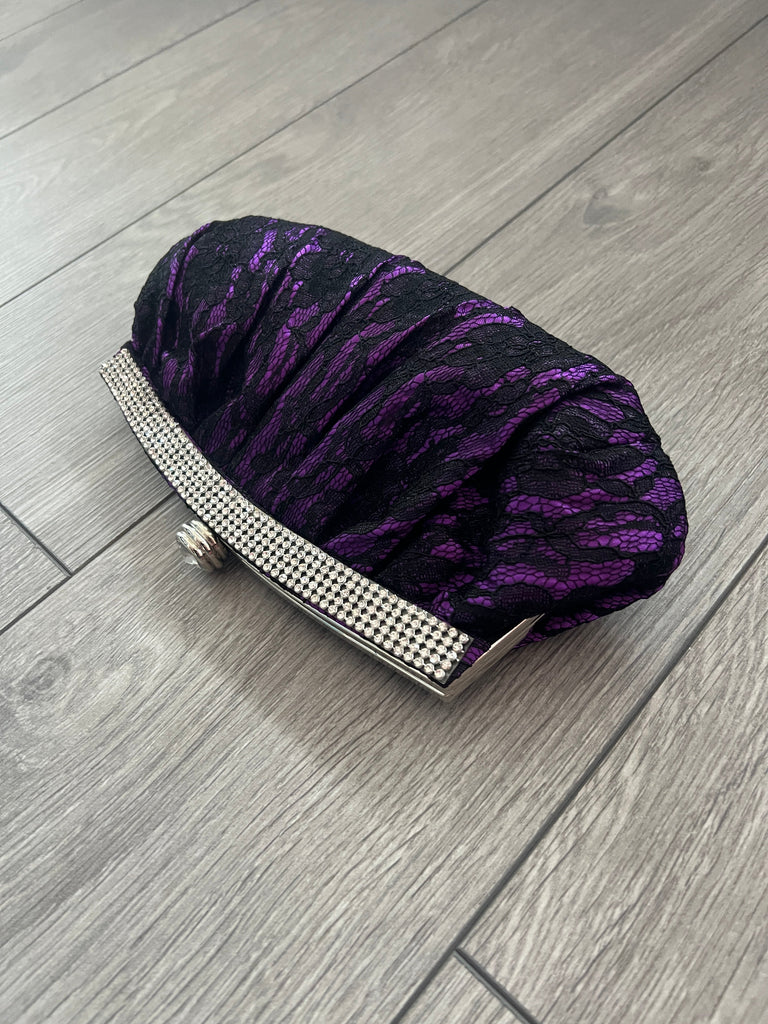 Purple clutch best sale