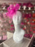 Fuchsia Diamante Fascinator With Ruched Crinoline & Feathers-Fascinators Direct