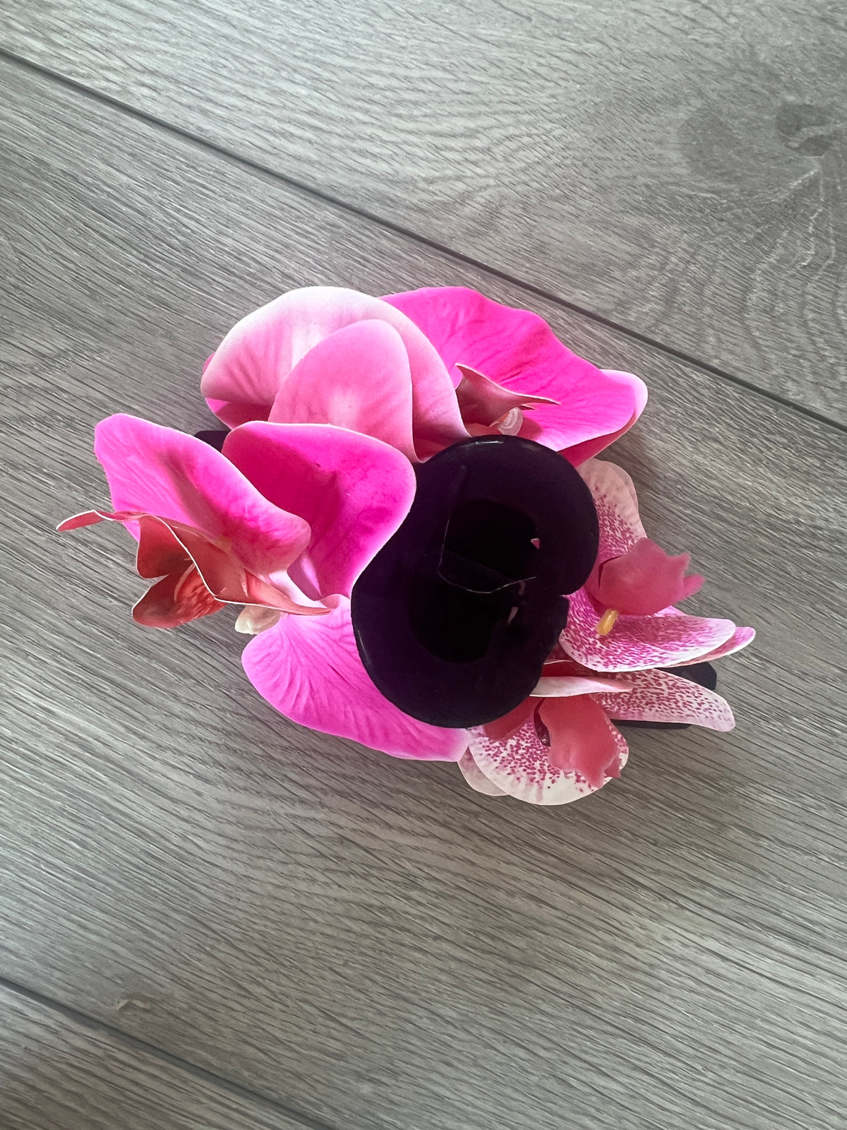 Fuchsia Orchid Hair Claw-Fascinators Direct