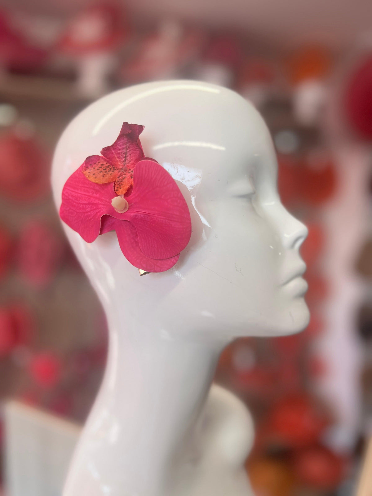 Fuchsia Orchid Hair Clip-Fascinators Direct