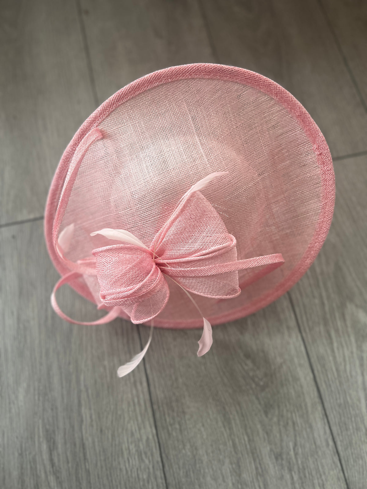 Girly Pink Teardrop Disc Fascinator-Fascinators Direct
