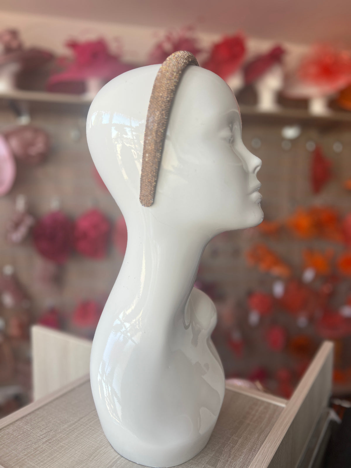 Gold Diamante Headband-Fascinators Direct