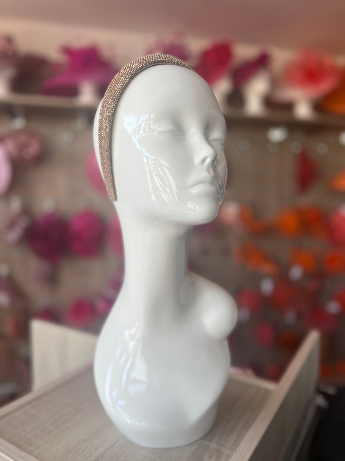 Gold Diamante Headband-Fascinators Direct