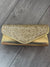 Gold Glitter Clutch Bag-Fascinators Direct