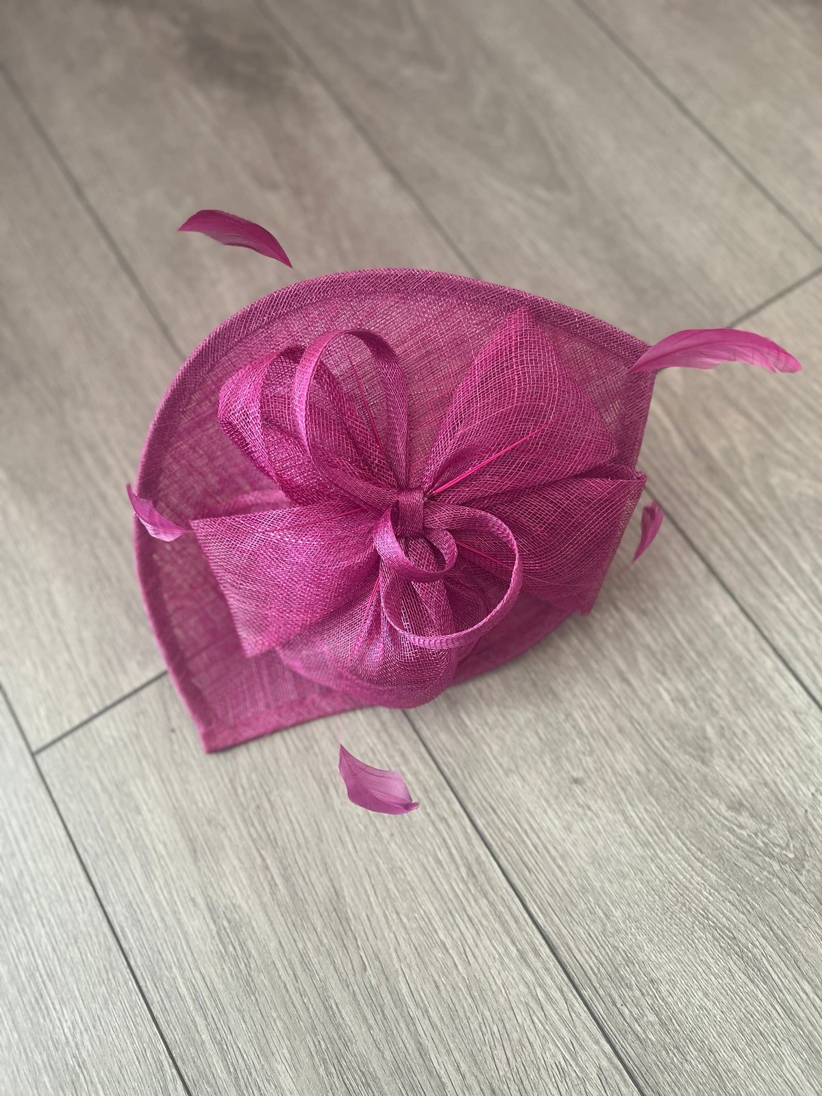 Grape Disc Fascinator with Decorative Bow-Fascinators Direct