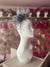 Headband Grey/Silver Fascinator With Flower & Loops-Fascinators Direct