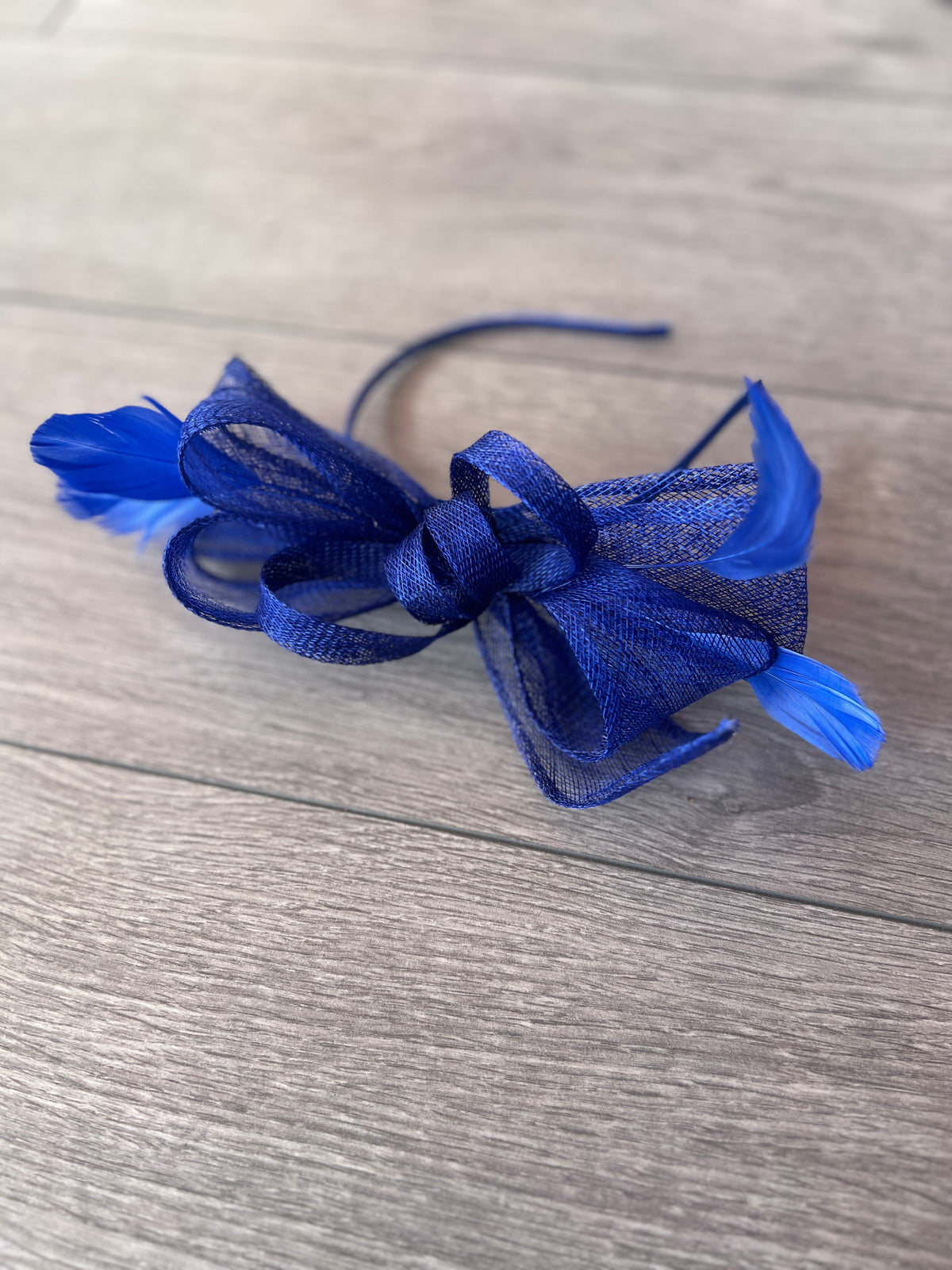 ISOBEL COBALT BLUE FASCINATOR HEADBAND-Fascinators Direct