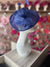 Indigo Blue Teardrop Disc Fascinator-Fascinators Direct