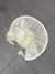 Ivory Asymmetric Disc Fascinator With Feathers-Fascinators Direct