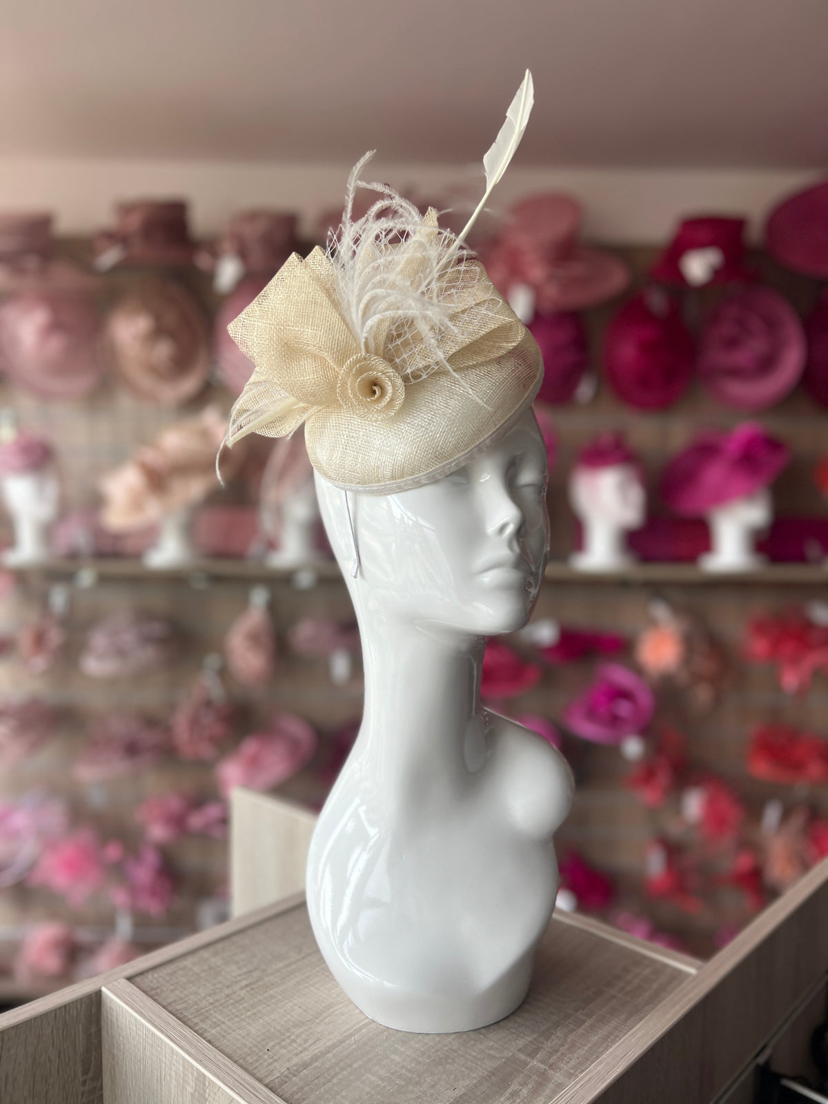 Ivory hats and fascinators online