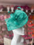 Jade Disc Fascinator with Decorative Bow-Fascinators Direct