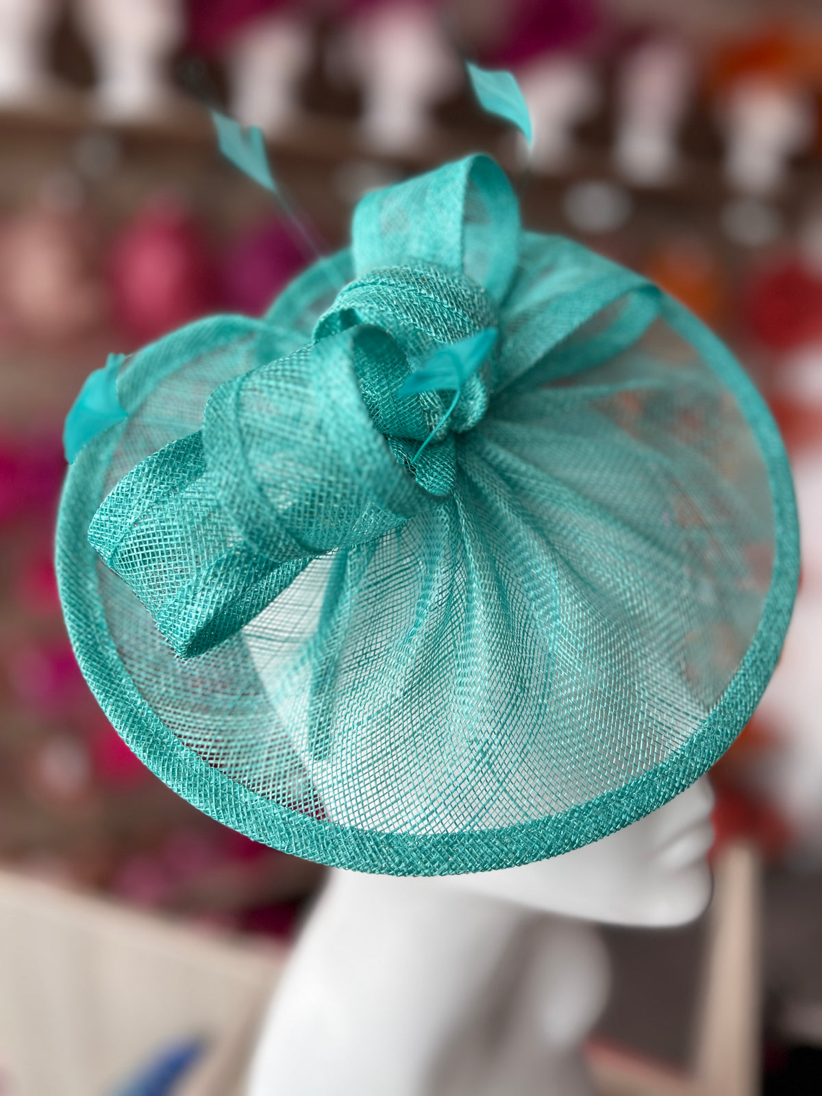 Lagoon Curved Disc Fascinator-Fascinators Direct