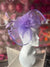 Large Lilac Fascinator Fluted Crinoline & Flower-Fascinators Direct