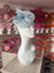 Light Blue Disc Fascinator With Sinamay Bow & Feather Flowers-Fascinators Direct