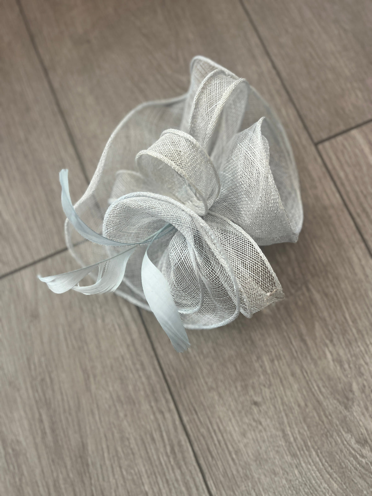 Light Blue Trumpet Flower Fascinator-Fascinators Direct