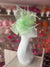 Light Green Pearlescent Chiffon Flower Fascinator-Fascinators Direct