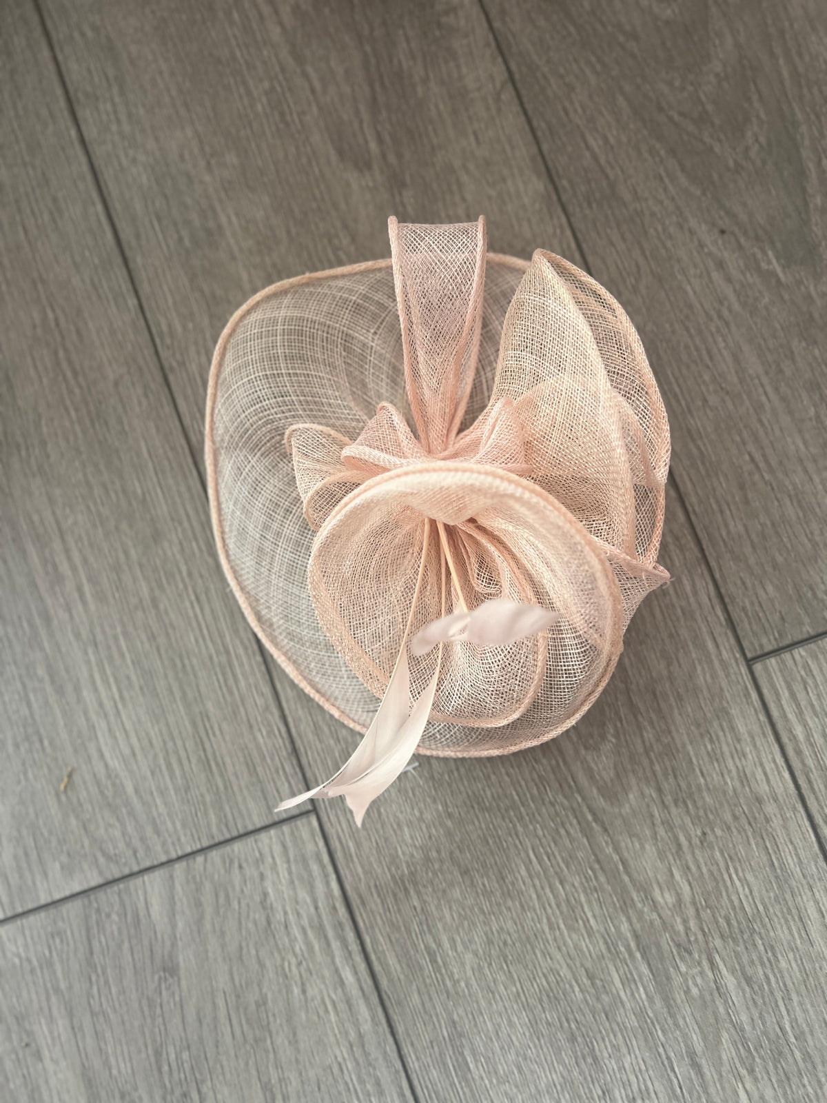 Light Pink Trumpet Flower Fascinator-Fascinators Direct
