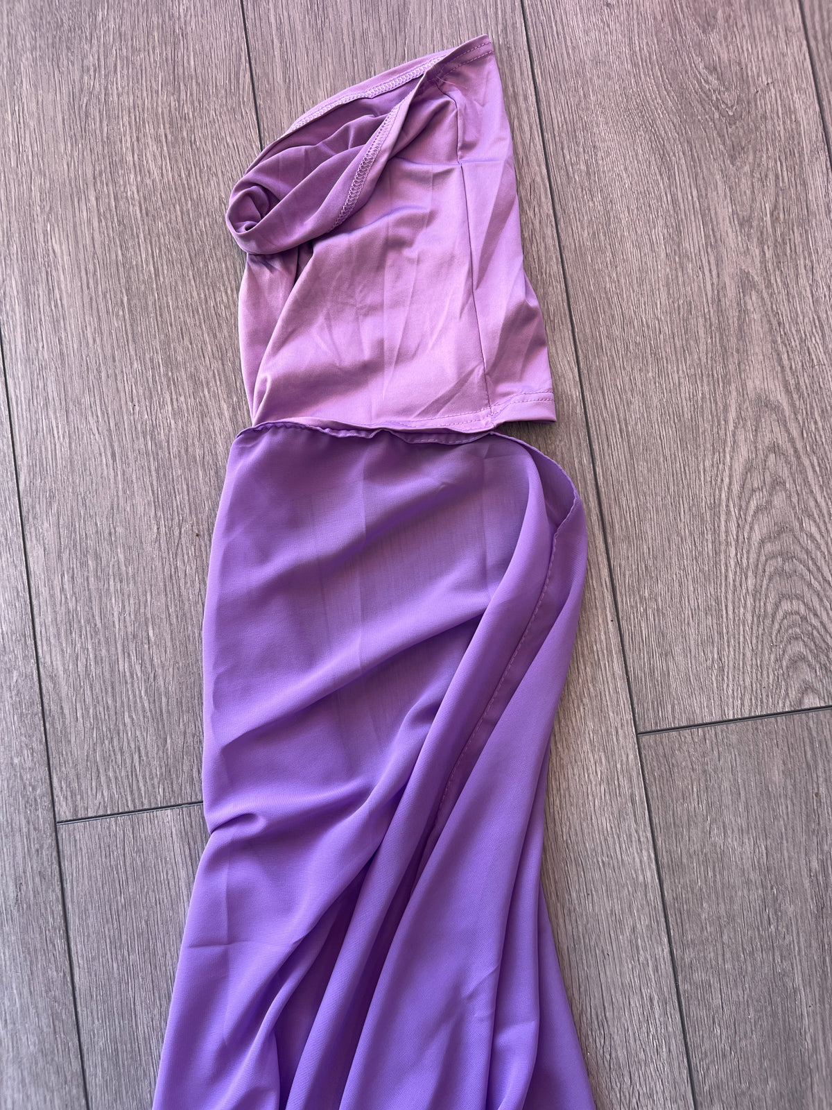 Lilac Chiffon Head Wrap Scarf-Fascinators Direct