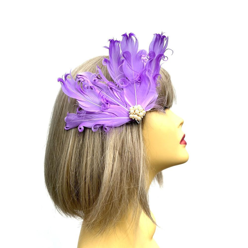 Lilac hair piece online