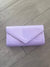 Lilac Patent Envelope Clutch Bag-Fascinators Direct