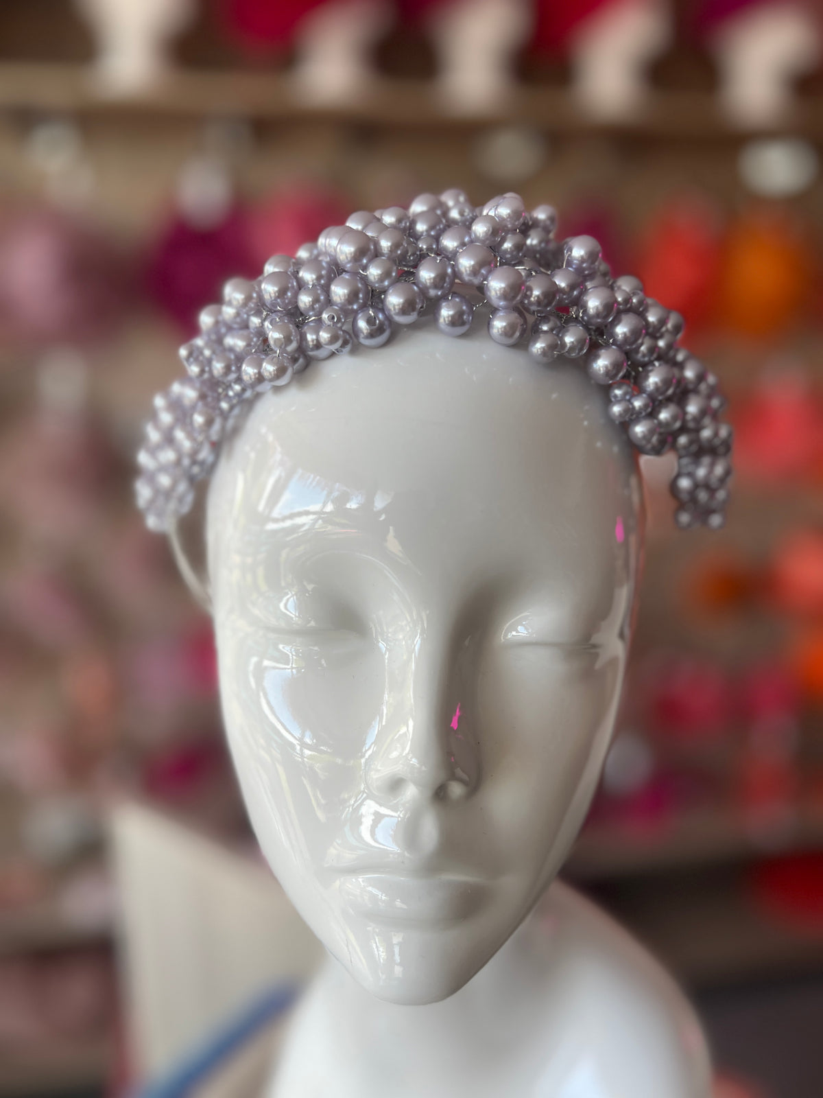 Lilac Pearl Headband Fascinator-Fascinators Direct