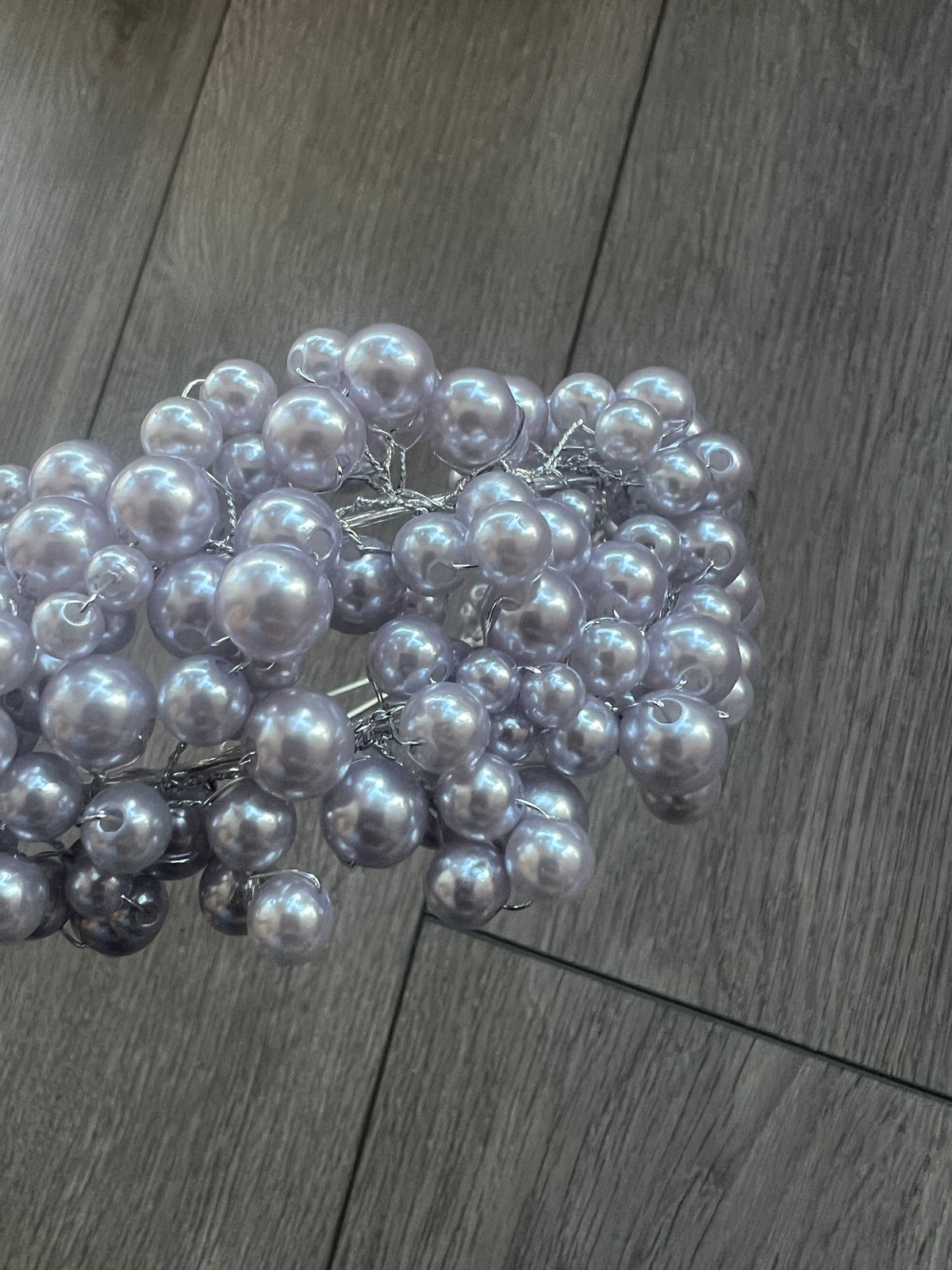 Lilac Pearl Headband Fascinator-Fascinators Direct