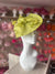 Lime Disc Fascinator with Decorative Bow-Fascinators Direct