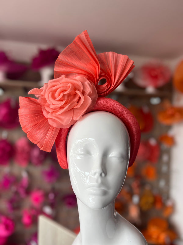 Coral Fascinators Coral Hair Fascinators Coral Fascinator Hats