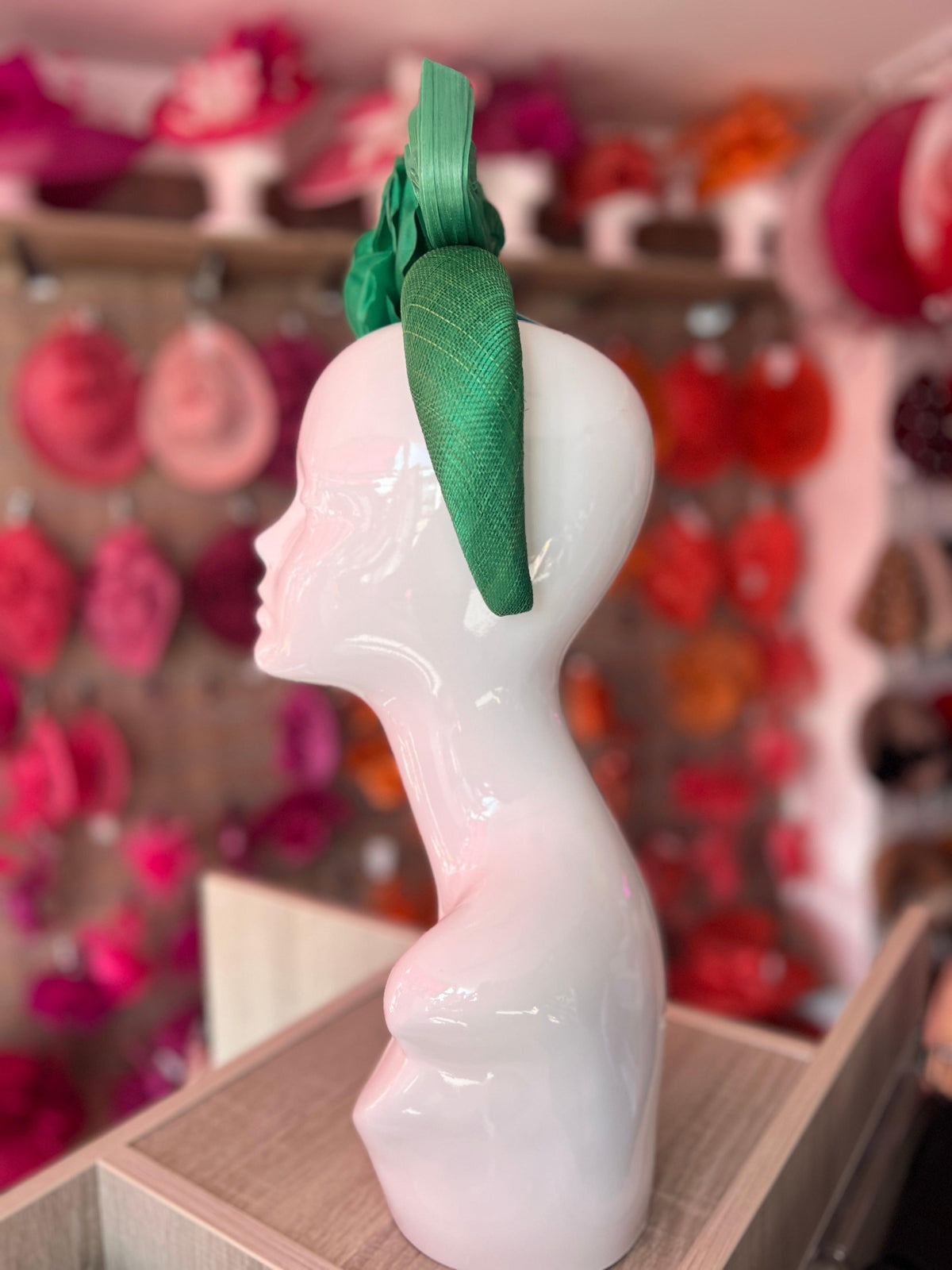 Luxury Bow with Flower Headband Fascinator- Fern-Fascinators Direct