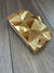 Luxury Gold Chrome Geometric Clutch Bag-Fascinators Direct