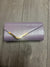 Metallic Clutch Bag With Gold Trim- Lilac-Fascinators Direct