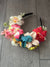 Mixed Coloured Flowers & Orchids Headband-Fascinators Direct