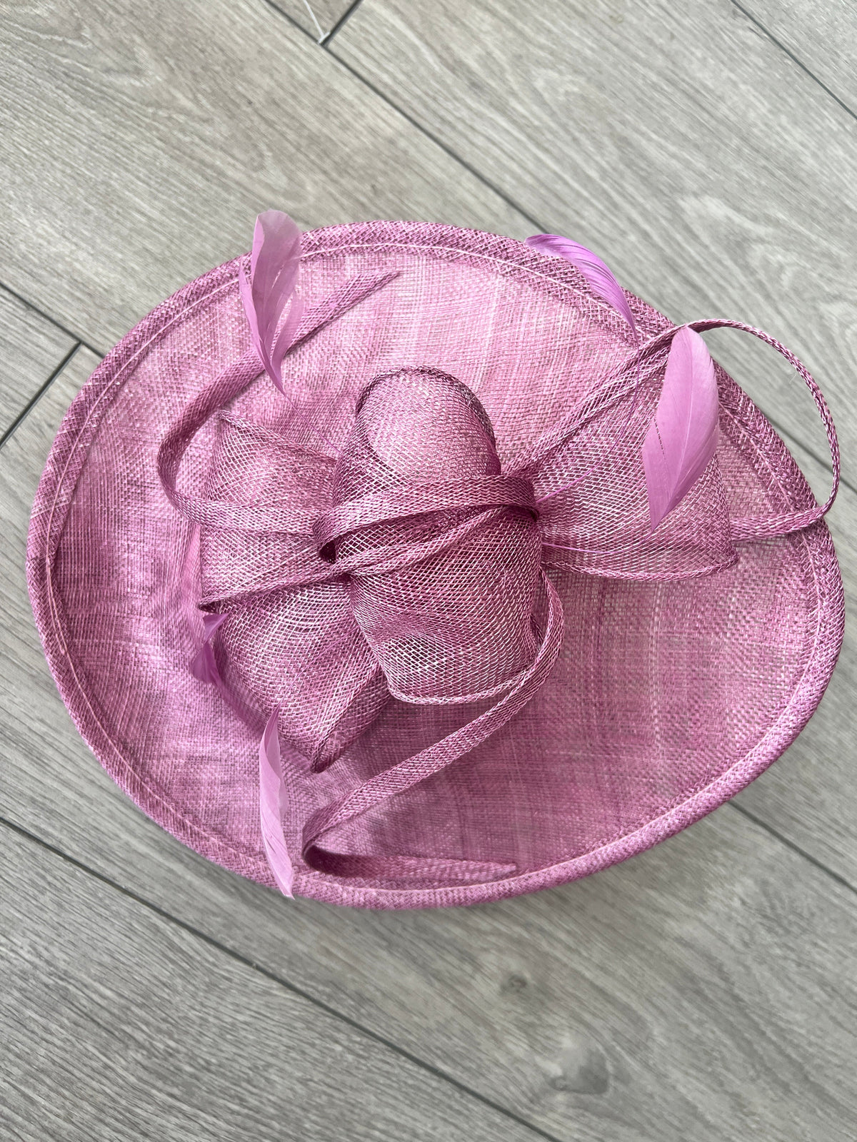 Mulberry Teardrop Disc Fascinator-Fascinators Direct