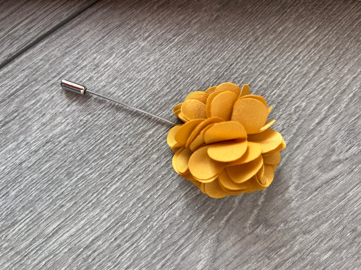 Mustard Men’s Classic Tie &amp; Pin-Fascinators Direct