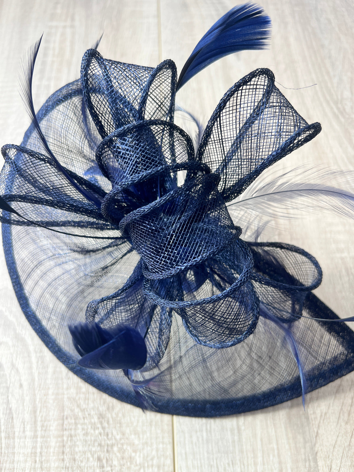 Navy Blue shipping Fascinator