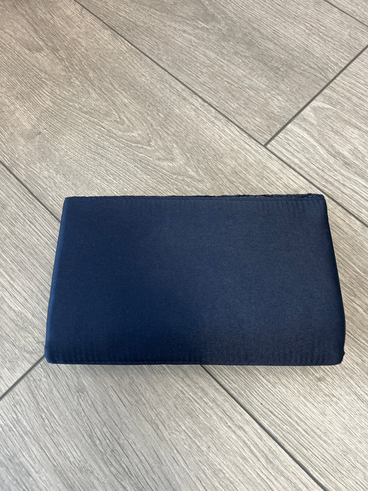 Navy Lace Envelope Clutch Bag-Fascinators Direct