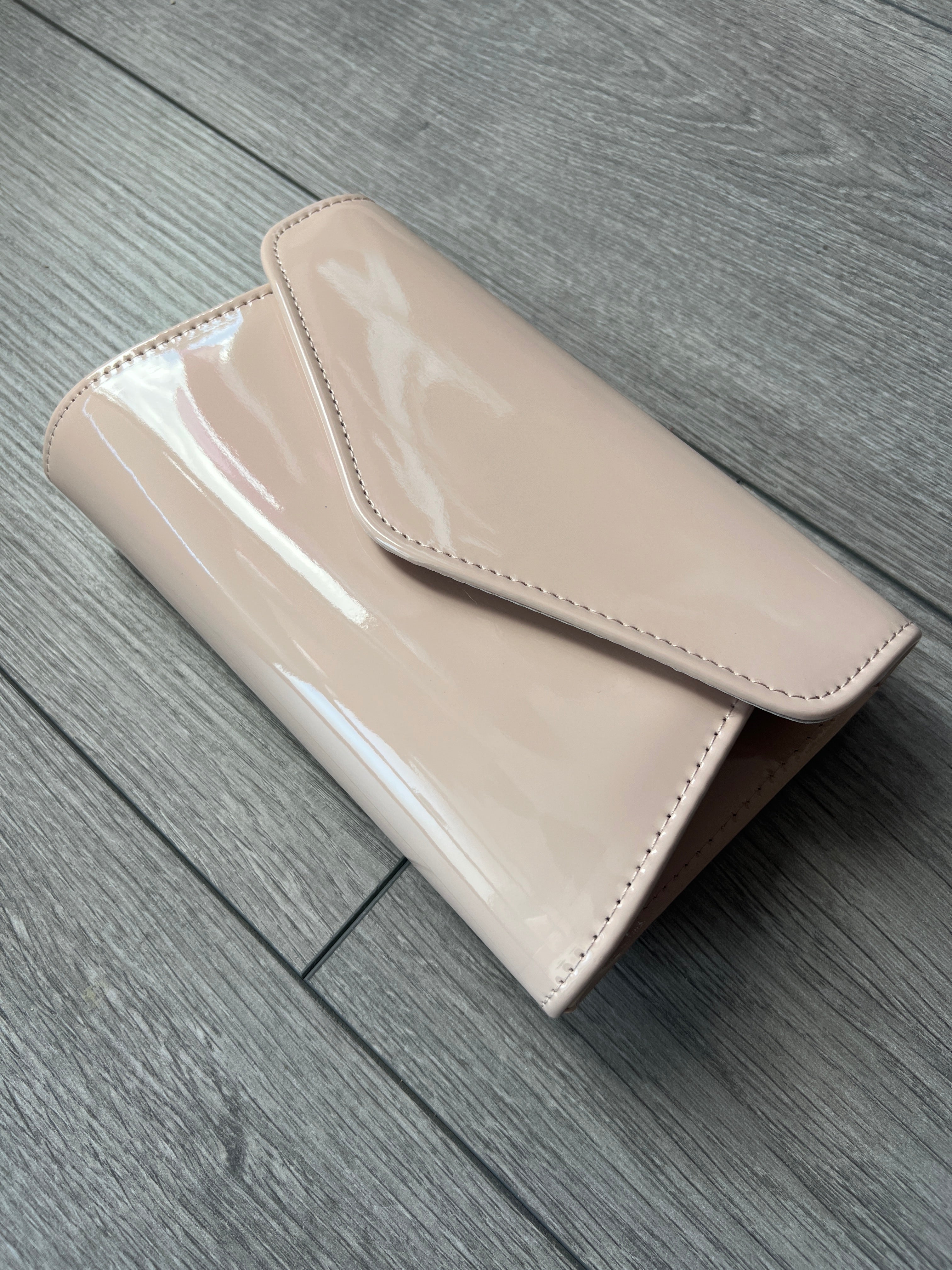 Envelope Clutch Beige Evening Bag Beige Clutch Bag Nude Faux Suede