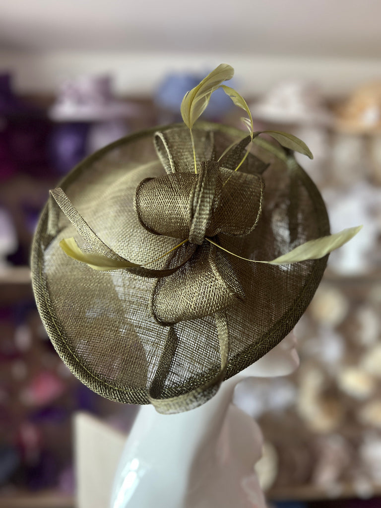 dark green headpiece