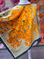 Orange Flower Silk Summer Poncho-Fascinators Direct