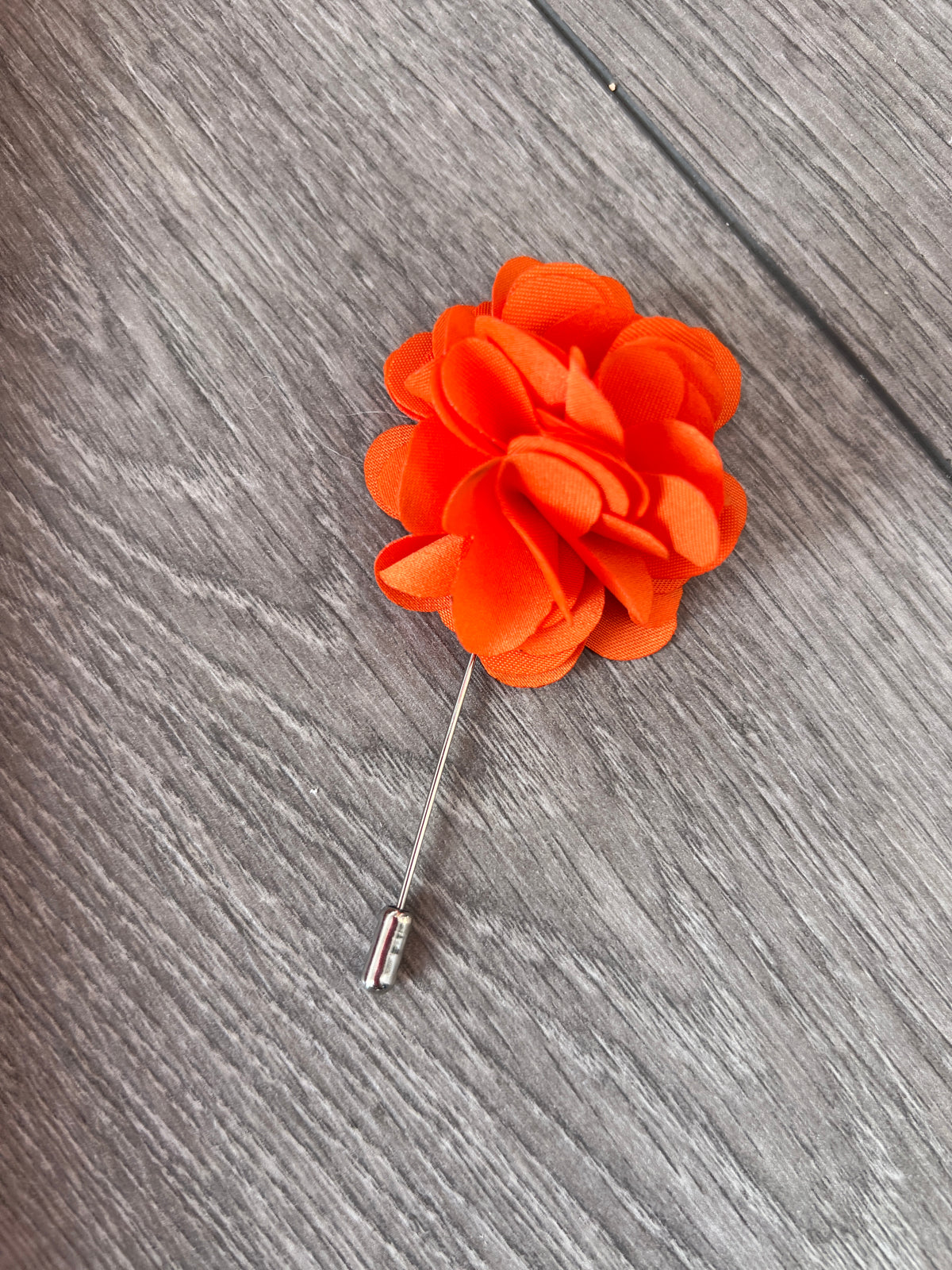 Orange Men’s Classic Tie &amp; Pin-Fascinators Direct