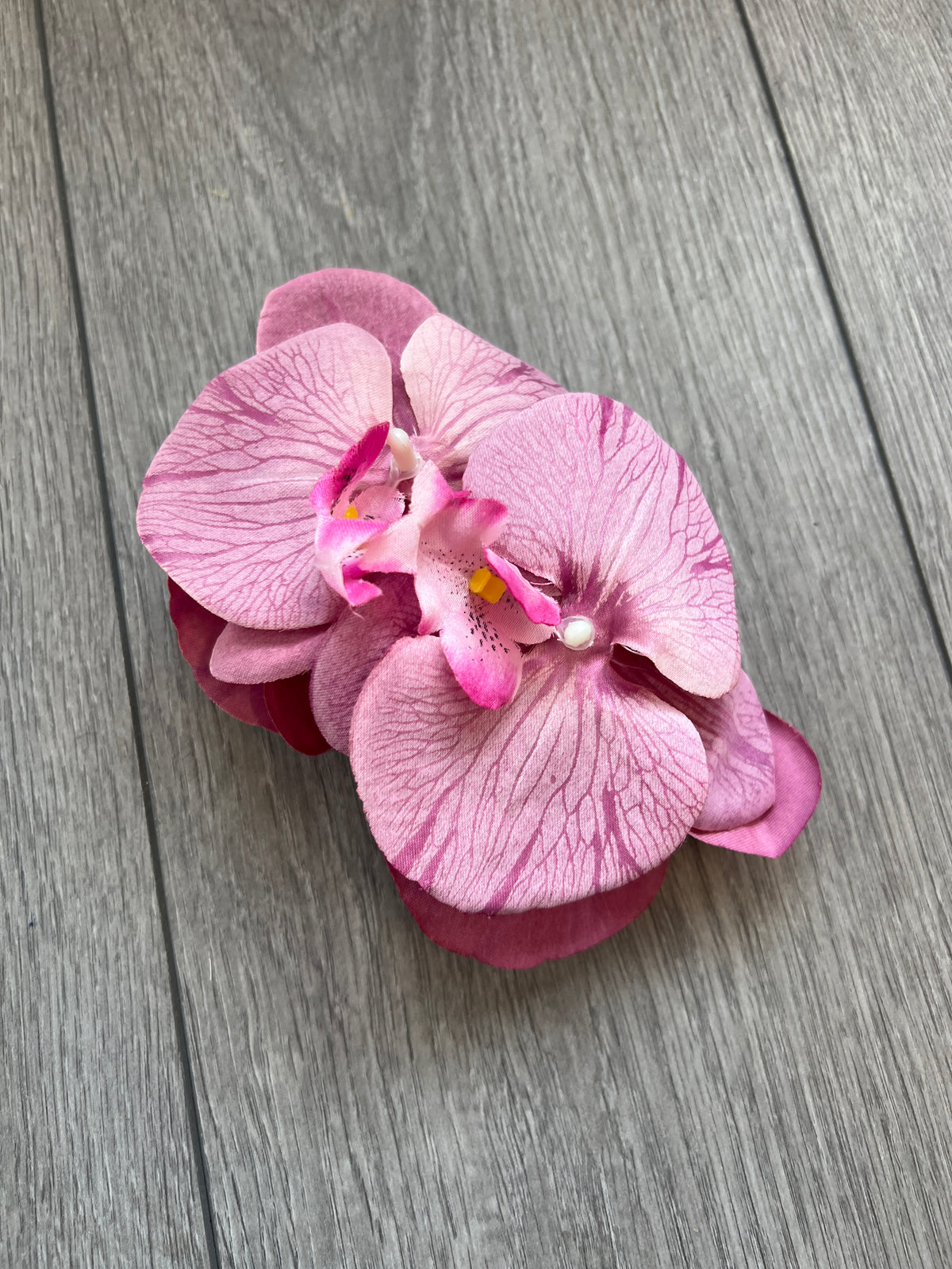 Orchid Hair Claw - Dusky Pink-Fascinators Direct