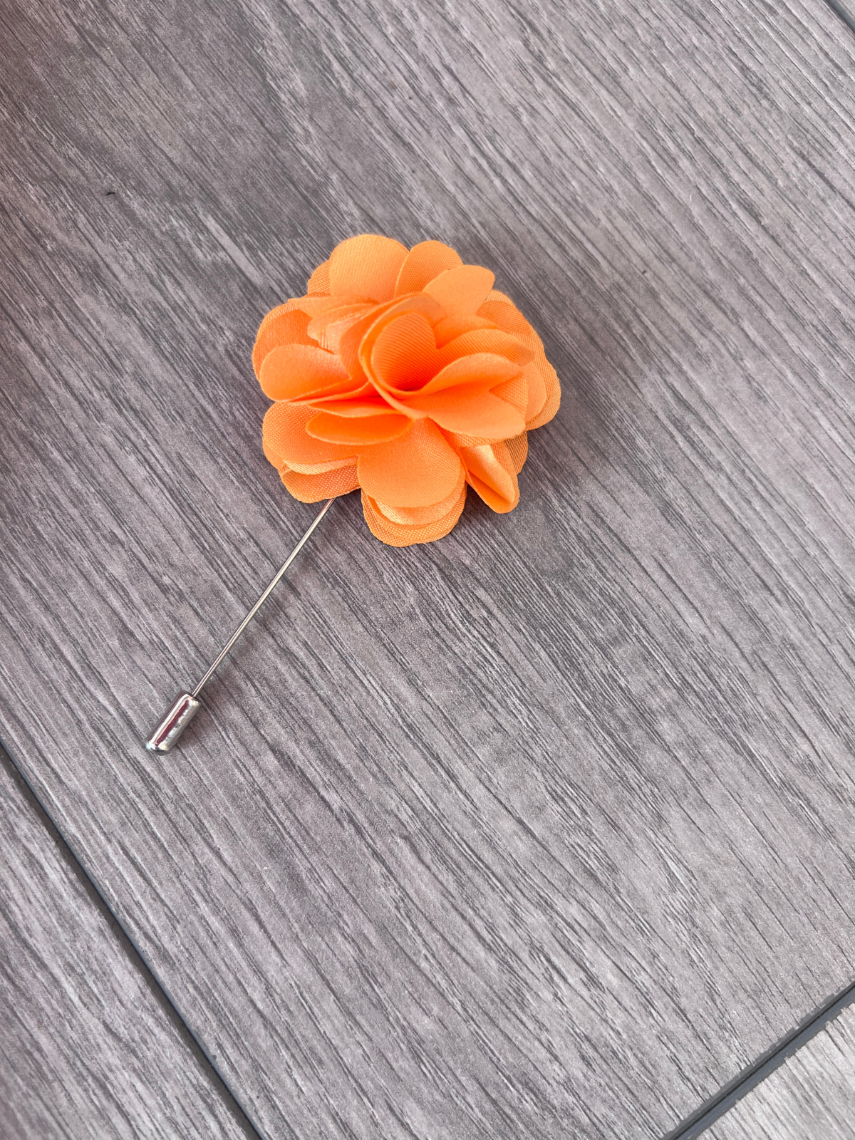 Pale Orange Men’s Classic Tie &amp; Pin-Fascinators Direct