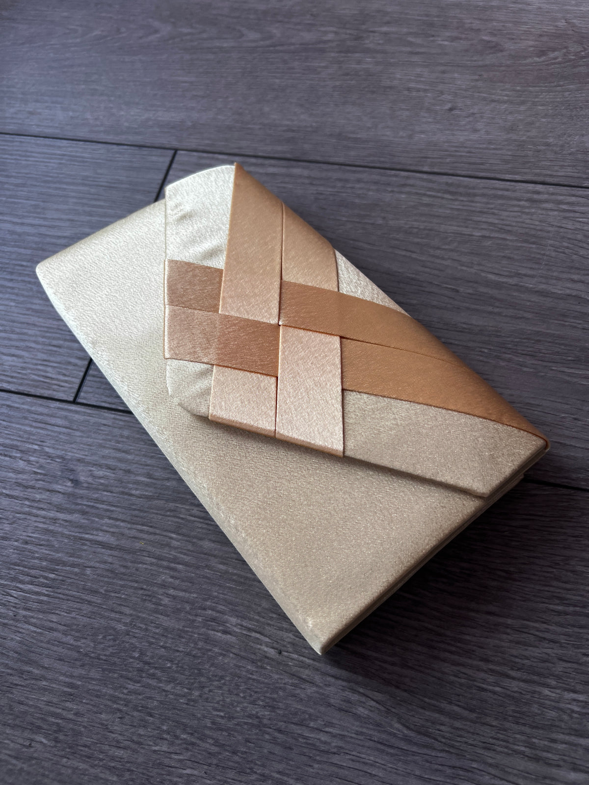 Pale Yellow Pleated Envelope Clutch Bag-Fascinators Direct