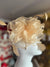 Pearlescent Champagne Chiffon Flower Fascinator-Fascinators Direct